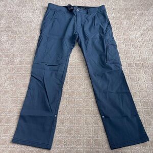 Prana Men's Dark Blue Cargo Pants